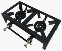FOGON FIERRO ANGULO 2 PLATOS