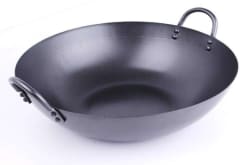DISCO WOK TEFLON Ø36 CM CON 2 ASAS