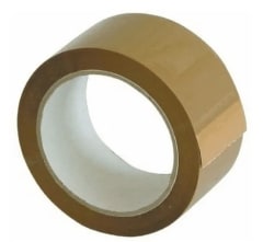 CINTA DE EMBALAJE CAFE ROLLO STANDARD CAJA 72Unidades