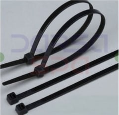 AMARRAS PLASTICAS NEGRAS 30 CM (100 UNIDADES)
