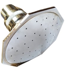 CABEZA DUCHA METALICA HEXAGONAL