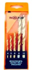 SET 5 BROCAS PARA METAL INOXCROM