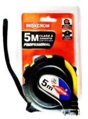 CINTA DE MEDIR PROFESIONAL 5 MT INOXCROM