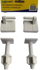 KIT ASIENTO TAPA W.C. ALETAS LATERALES