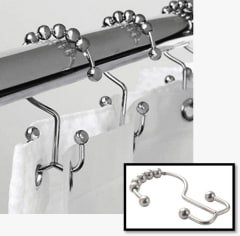 SET 12 ARGOLLAS (GANCHOS) ACERO INOXIDABLE STANDARD