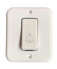 INTERRUPTOR PULSADOR TIMBRE SOBREPUESTO