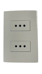 ENCHUFE HEMBRA EMBUTIDO DOBLE