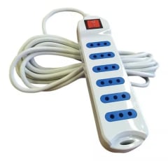 ALARGADOR MULTIPLE C/INTERRUPTOR 6 TOMAS 1.5 MT
