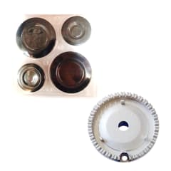 JUEGO 4 QUEMADORES DE COCINA ENLOZADOS FENSA 22 (BLISTER)