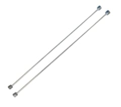 GUIA CAÑERIA DE ALUMINIO TUERCAS M12 20 CM