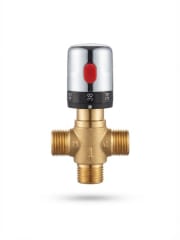 VALVULA MEZCLADORA TERMOSTATICA 3 VIAS