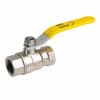 LLAVE PASO BOLA MANILLA AMARILLA 1/2 Pulg. (EN BRONCE)1