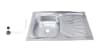 LAVAPLATOS ACERO INOXIDABLE 80 x 50 CM SOBREPUESTO SECADOR DERECHO1