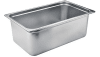 DEPOSITO ACERO INOXIDABLE #1/1 (33x53) ALTO 10 CM1