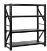 ESTANTE METALICO RACK NEGRO 2 MT x 2 MT x 60 CM1