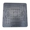 TAPA DE CAMARA POLIMERO INDUSTRIAL C/MANILLA (60 x 60) CM 20 TONELADAS1