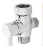 LLAVE BIDET 15/16 Pulg. HI x 1/2 Pulg. HE  x 15/16 Pulg. HE  BRONCE CROMADA1