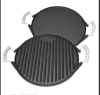 PLANCHA CHURRASQUERA FIERRO FUNDIDO  REDONDA Ø25 CM (2.5 KG)1