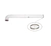 KIT DUCTO CALEFONT  Ø80 MM 2 UNIDADES (LARGO 50 CM x 2)1