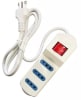 ALARGADOR MULTIPLE C/INTERRUPTOR 3 TOMAS 3 MT1