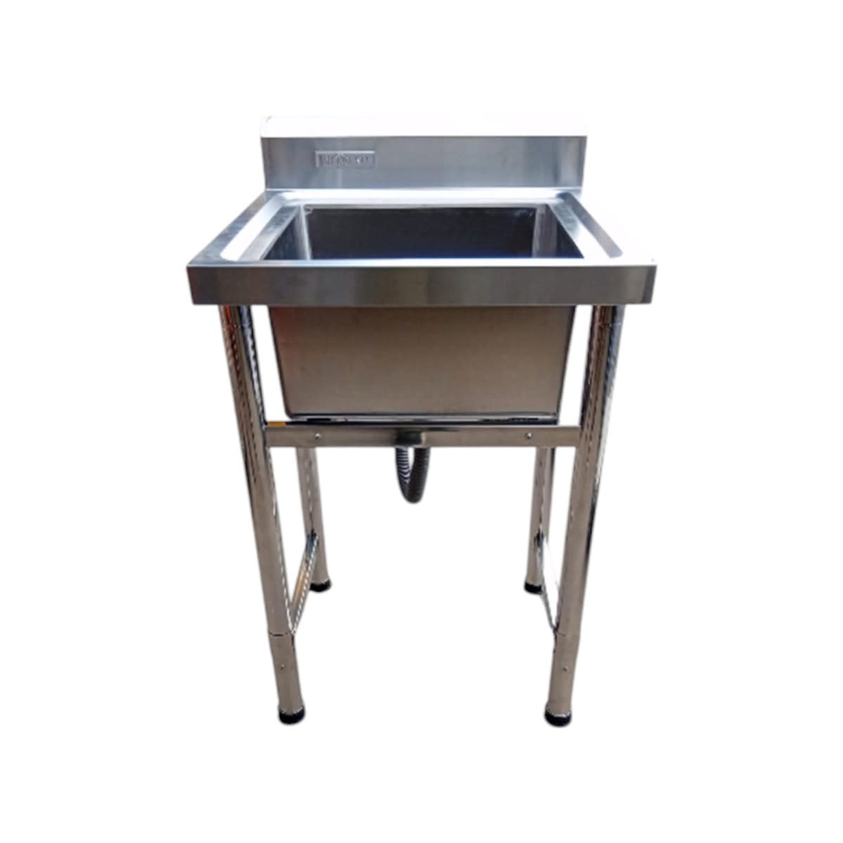 LAVAFONDOS ACERO INOXIDABLE 1 DEPOSITO 60x60x901