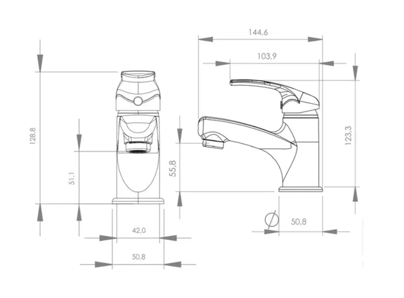 MONOMANDO LAVAMANOS CAPRI STRETTO3
