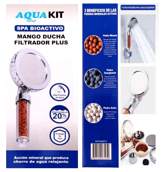 MANGO DUCHA SPA FILTRADOR PLUS Ø12 CM1