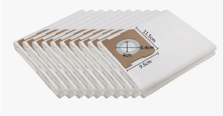 FILTRO ASPIRADORA KARCHER KFI137 WD1/WD4 (PACK 10 BOLSAS BLANCAS)1