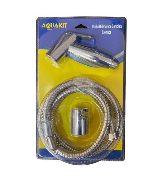 DUCHA BIDET ARABE CROMADA COMPLETA AQUAKIT1