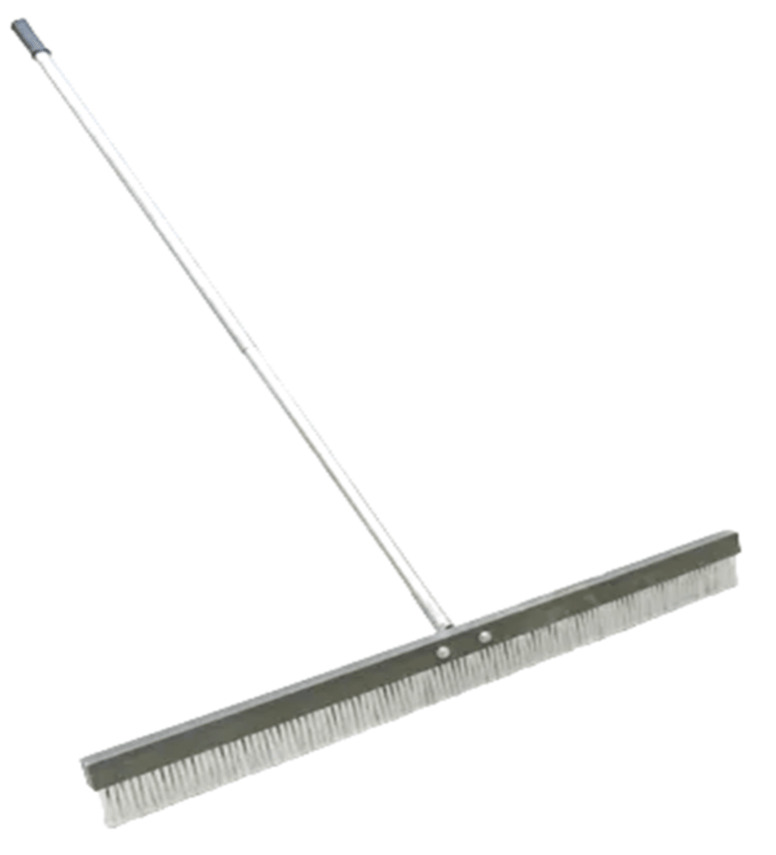 CEPILLO HORMIGON BLANCO DE FIBRA PLASTICA 1 MT (MANGO 2 MT)1