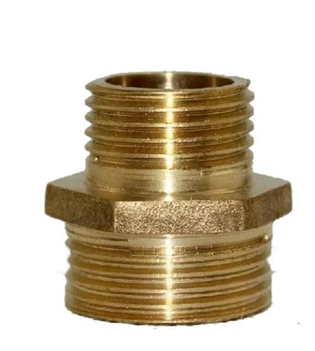 NIPLE 1/2 Pulg. x 3/4 Pulg. HE BRONCE1