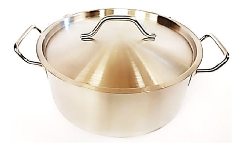 OLLA ACERO INOXIDABLE Ø30 CM TAPA ACERO INOX1