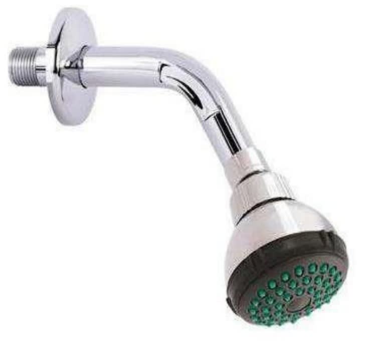 DUCHA FIJA CROMADA CABEZA MOVIL ESPIGA AQUAKIT1