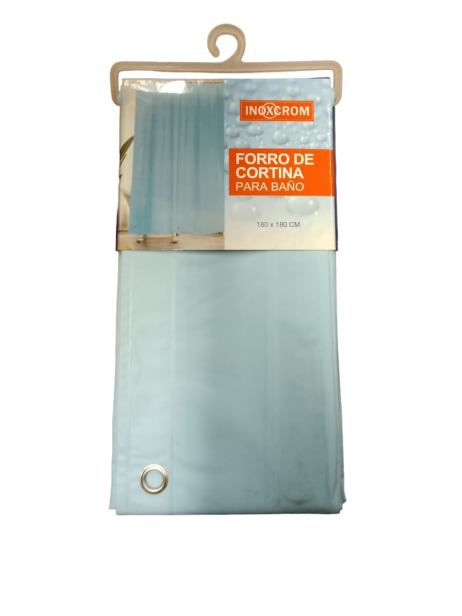 FORRO DE CORTINA DE BAÑO CELESTE (180 x 180 CM)1