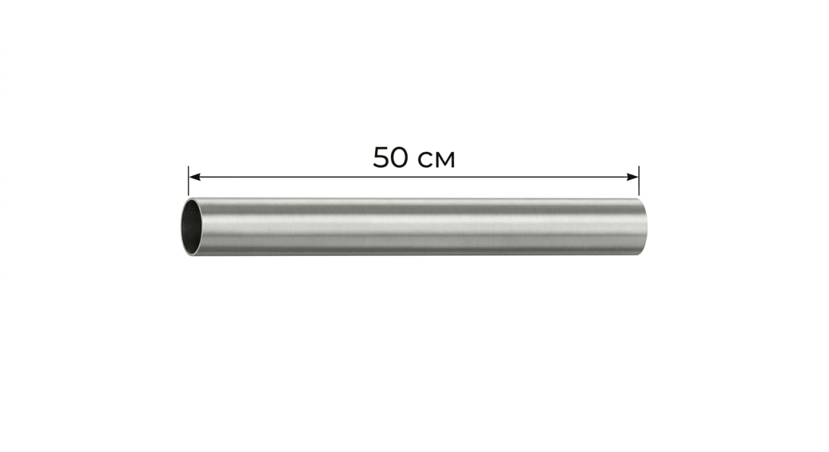 TUBO CONEXION FLUXOMETRO RECTO Ø38 MM 50 CM1