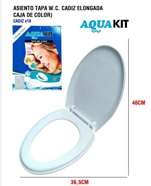 ASIENTO TAPA W.C. CADIZ ELONGADA (CAJA DE COLOR)1