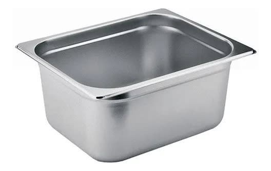 DEPOSITO ACERO INOXIDABLE #1/2 (33x27) ALTO 15 CM1
