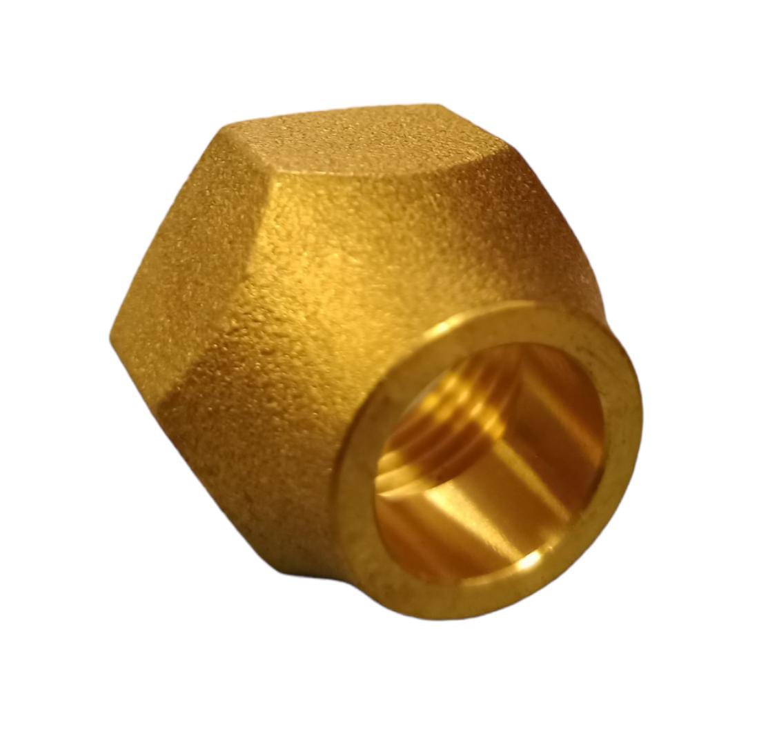 TUERCA 7/8 Pulg. CONICA SALIDA 3/8 Pulg. BRONCE1
