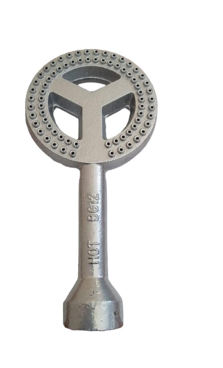 QUEMADOR FIERRO FUNDIDO PLOMO CON BRAZO (LARGO 29 CM)1