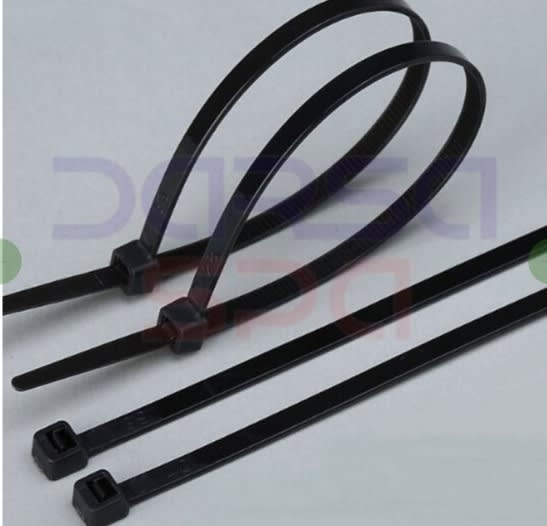 AMARRAS PLASTICAS NEGRAS 40 CM (100 UNIDADES)1