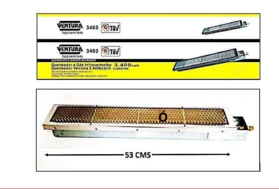 QUEMADOR INFRAROJO  VENTURA 3400 KCAL/HORA1
