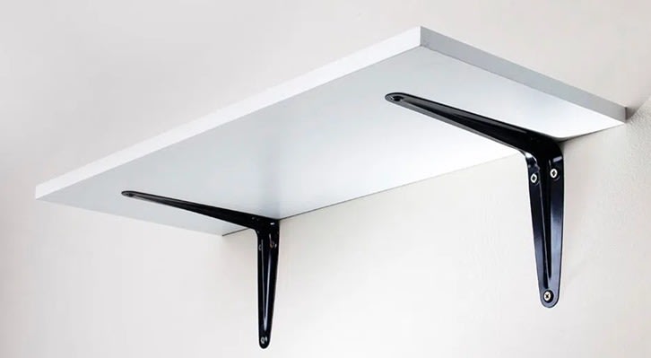 SOPORTE ESCUADRA METALICO NEGRO 25 x 30 CM1