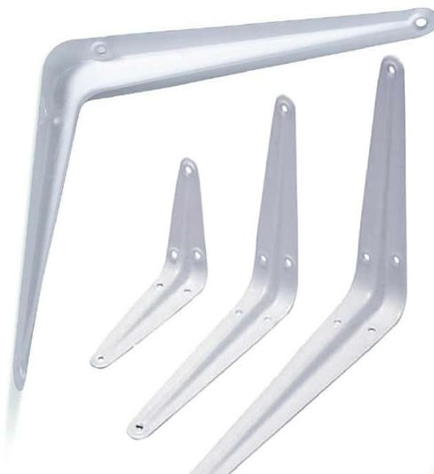 SOPORTE ESCUADRA METALICO BLANCO 20 x 25 CM1