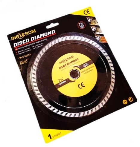 DISCO DE CORTE DIAMANTADO SECO Ø7 1/4 Pulg.1