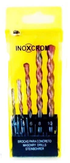 SET 5 BROCAS  PARA CONCRETO INOXCROM1