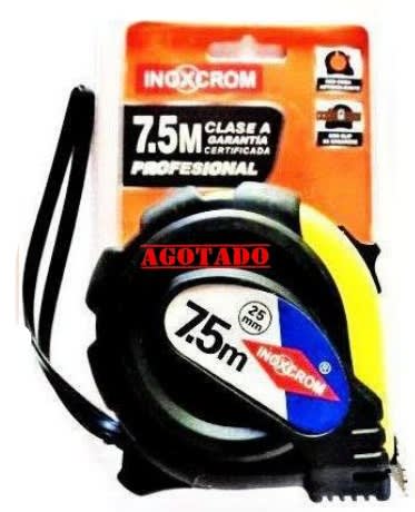 CINTA DE MEDIR PROFESIONAL 7.5 MT INOXCROM1