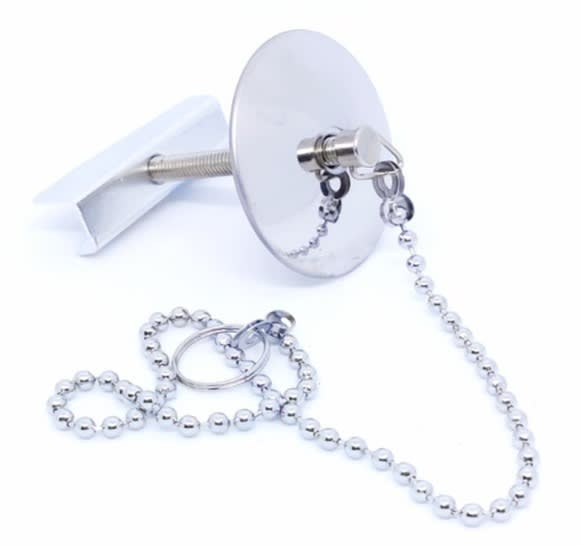 FLANGE ACERO INOXIDABLE CON CADENA (BLISTER)1