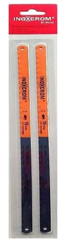 HOJA SIERRA BIMETAL 18D INOXCROM  (BLISTER 2 UNIDADES)1