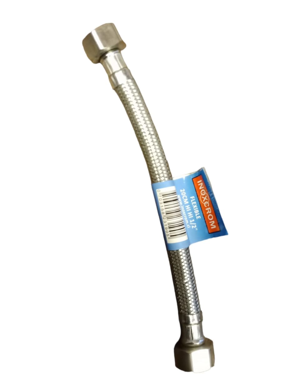 FLEXIBLE AGUA 1/2 Pulg. x 1/2 Pulg. HI HI 20 CM1