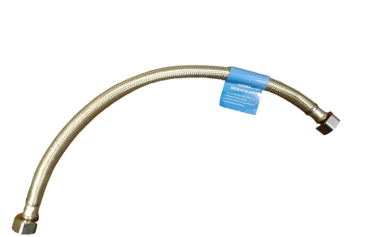 FLEXIBLE AGUA 1/2 Pulg. x 1/2 Pulg. HI HI 40 CM1